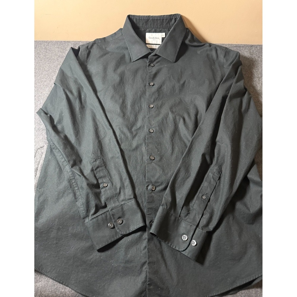 Goodfellow & Co Casual Long Sleeve Button-Down Shirts Black XL
